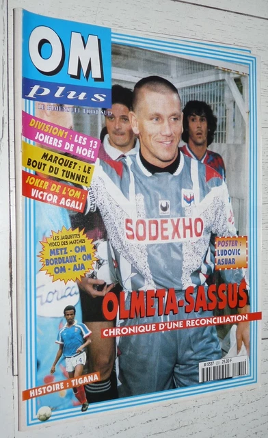 Carte Postale ASUAR OM Olympique De Marseille 1997-1998 – Photo Football – Bon état