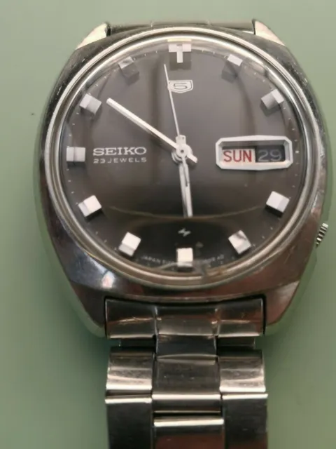 LOVELY VINTAGE SEIKO 5126-7000 automatic watch with original steel strap  1968 EUR 96,74 - PicClick FR