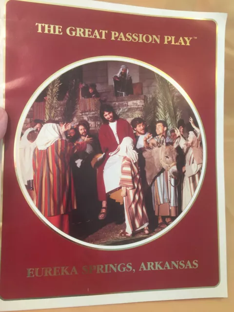 The Great Passion Play Eureka Springs Arkansas Program Booklet