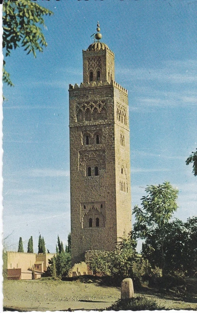 Cpsm Marrakech La Mosquee De La Koutoubia