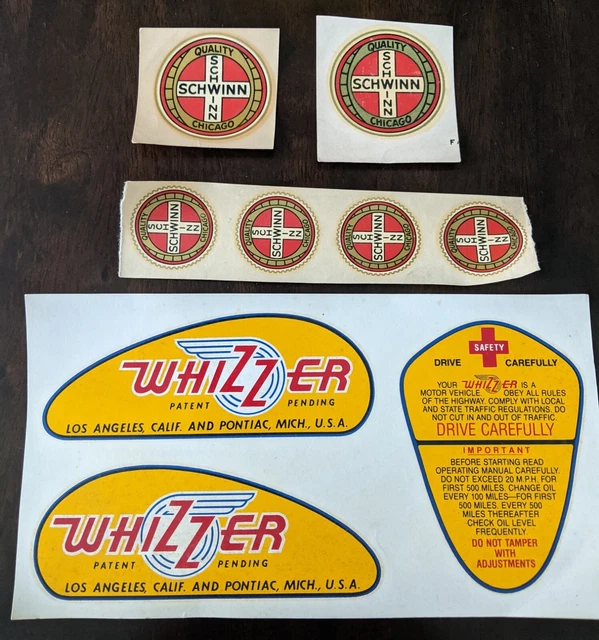 schwinn bicycle decals