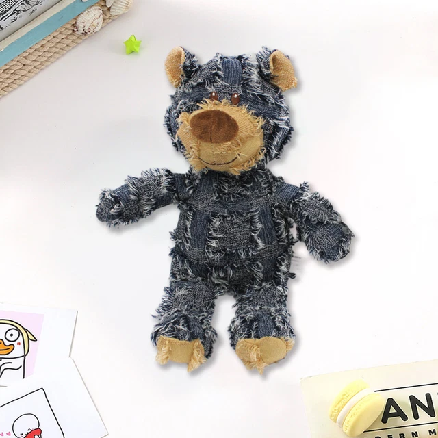 BEAR SHAPE DOG Calming Toy Companion Chew Toy Soft for Puppies Behavior