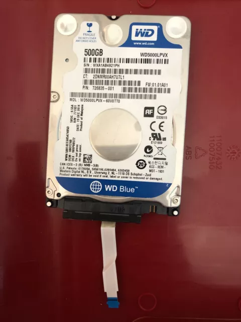 Western Digital Blue 500GB HDD, SATA, 3,5 Zoll Interne Festplatte (WD5000AZLX)