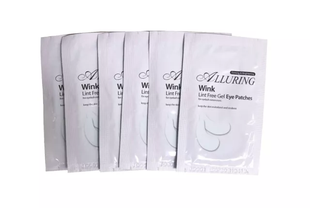 QTY100 verführerisches Wink Kollagen unter den Augen Pads Patches fusselfreie Wimpernverlängerung