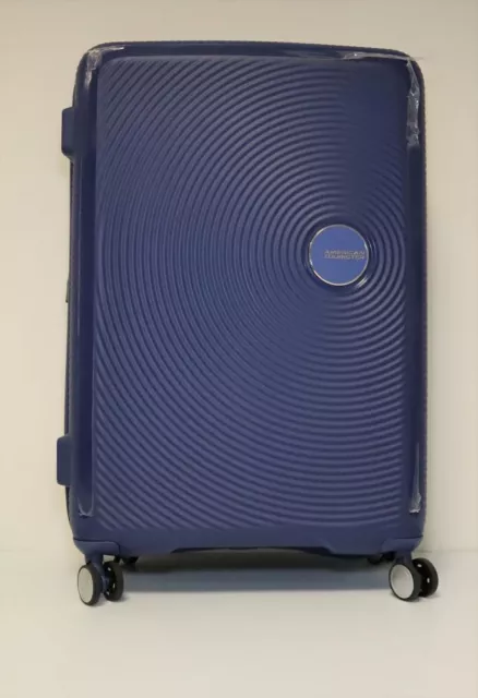 American Tourister Koffer Soundbox - Spinner L Erweiterbar, 77 cm, 110 L, Blau