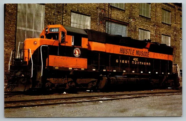 Great Northern Railway RR Railroad Train Locomotive  Postcard
