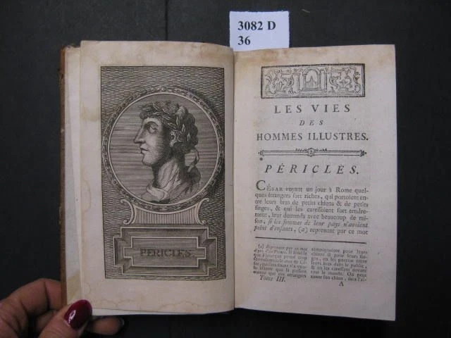 LES VIES DES Hommes Illustres de Plutarque. Plutarch, Dacier, M.: £29.