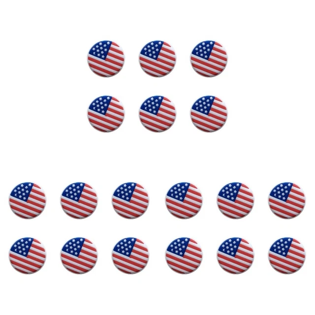 18 PCS Tennis Racket Dampeners Silicone Vibration Shock Absorbers