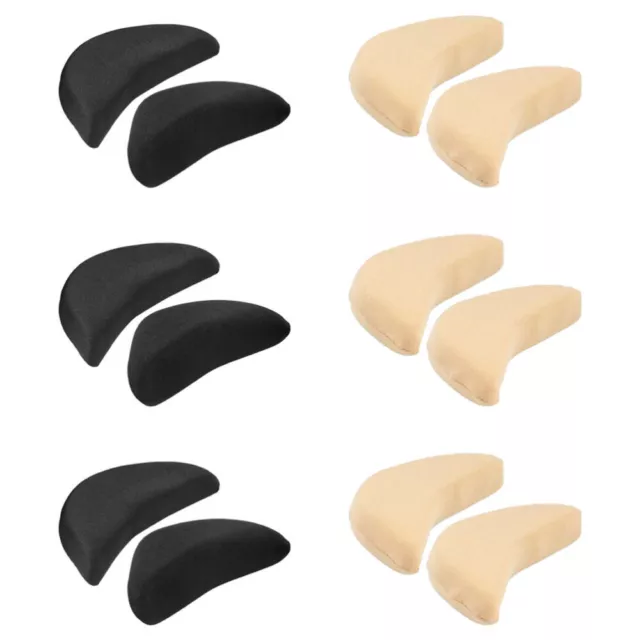 6 Pairs Loafer Heels for Women Sponge Toe Plug Shoe Inserts Insole