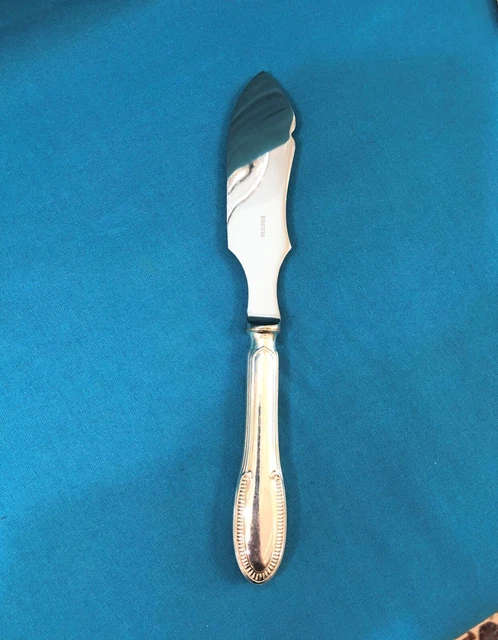 Couteau à beurre / fromage ERCUIS modèle GODRONS métal argenté Couvert Service