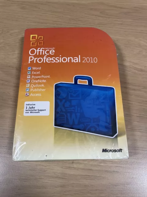 Microsoft Office Professional 2010,Full,Windows,32/64-bit W/CD&Key NEW SEALED