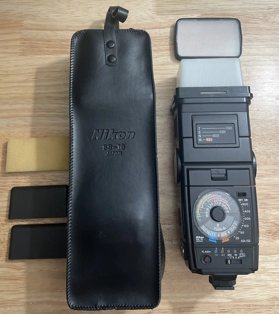 Vintage Nikon Speedlight SB-16 Shoe Mount Camera Flash Great Condition