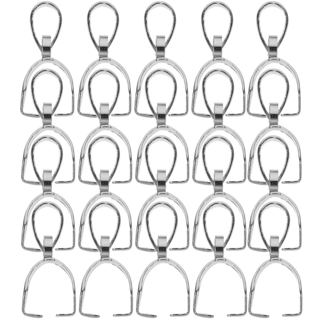 20 piezas collar colgante hágalo usted mismo anillo colgante hebillas accesorios hágalo usted mismo encanto