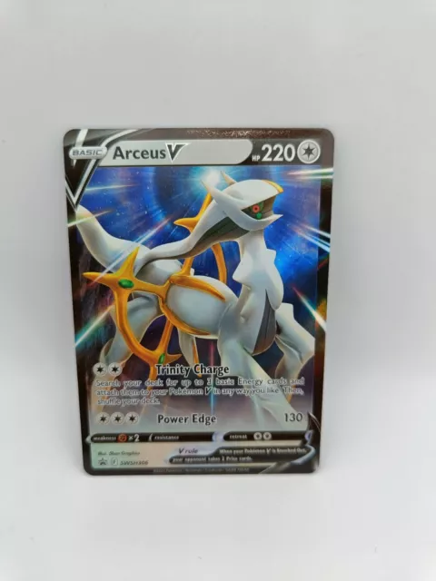 Arceus V & Vstar - Pokemon Card Lot - Black Star Promo SWSH307 + SWSH306