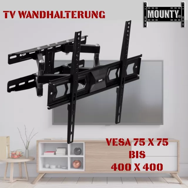 TV Wandhalterung Wandhalter LCD LED Fernseher 32-65 Zoll schwenkbar neigbar 55" 2