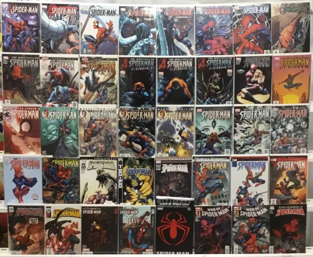 Marvel Comics Spider-Man Comic Book Lot of 40 - Ultimate,Knights, Fiendly