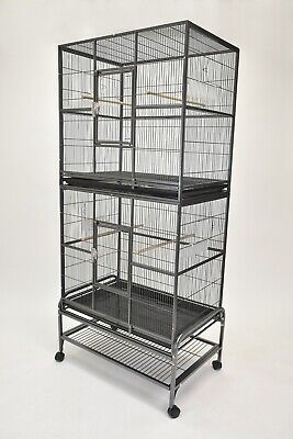 Double Stacked Flight Cage Bird Parrot Dove Pigeon Sugar Glider