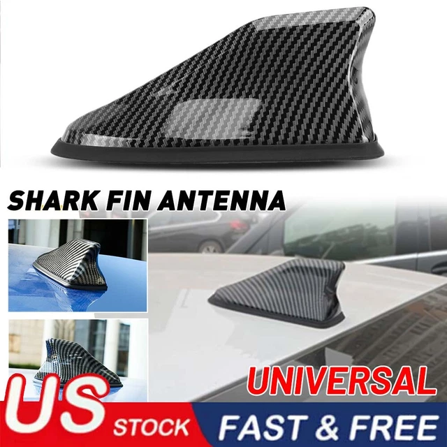 Universal Shark Fin Roof Antenna Radio FM/AM Antena Radio Carbon Fiber