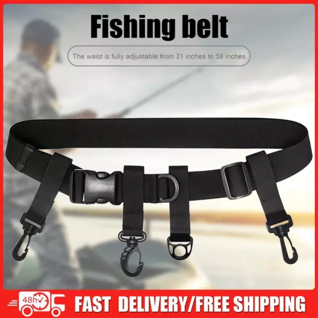 Fishing Wading Belts for Kayak D-ring Fishing Accessories Waist Hanging Belt