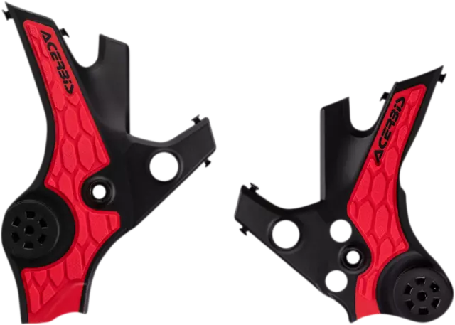 Acerbis [2858821042] X-Grip Frame Guards Black/Red