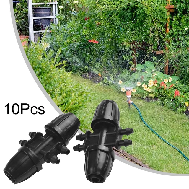 10 pezzi raccordo irrigazione 16 mm con bloccaggio rapido e connettore