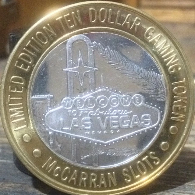 6 OZ .999 Silver McCarran Airport “Las Vegas 1958” Ten Dollar