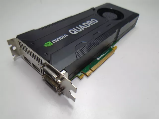 NVIDIA Quadro K5000 C2J95AT 4GB GDDR5 PCI-E 2.0 x16 Graphics Card GPU