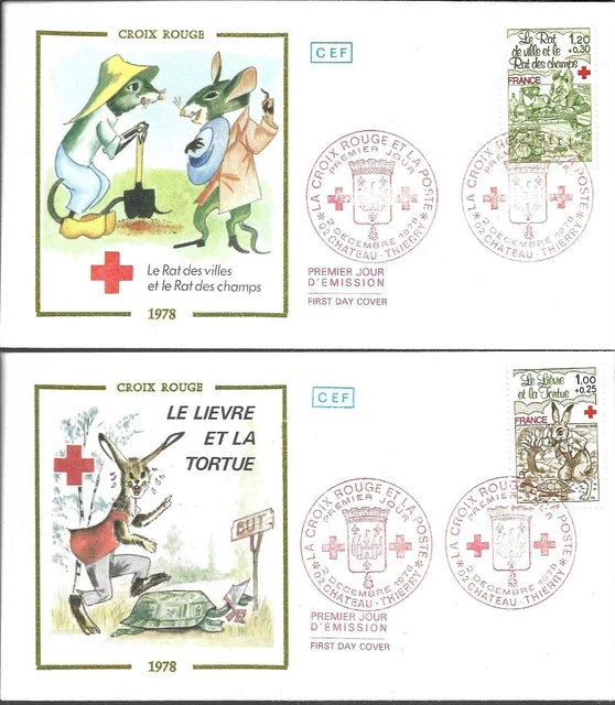2000-2009 - France série enveloppes 1er jour 2000-2009 - France série enveloppes 1er jour