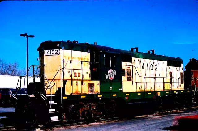 Original Kodachrome Slide C&Nw Gp-7 #4102 Kansas City,Mo November 18, 1997