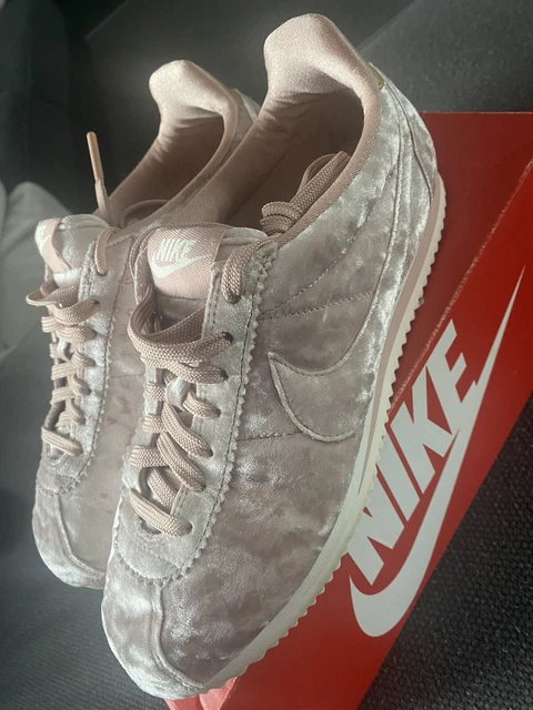 NIKE CORTEZ CLASSIC Nylon Ghost Green Trainers Womens Size UK 3.5