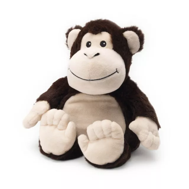 Fully Microwaveable Soft Plush Toy Heatable With Relaxing Lavender - Monkey