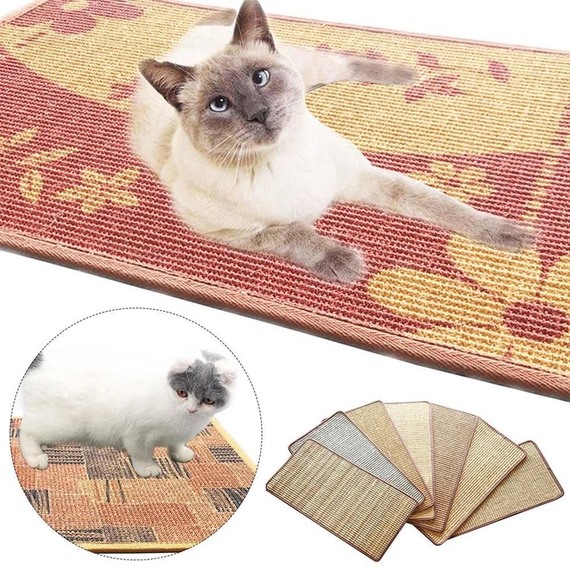 Estera de arena para mascotas alfombra para rascar poste sisal gato tabla rascador juguetes para gatos