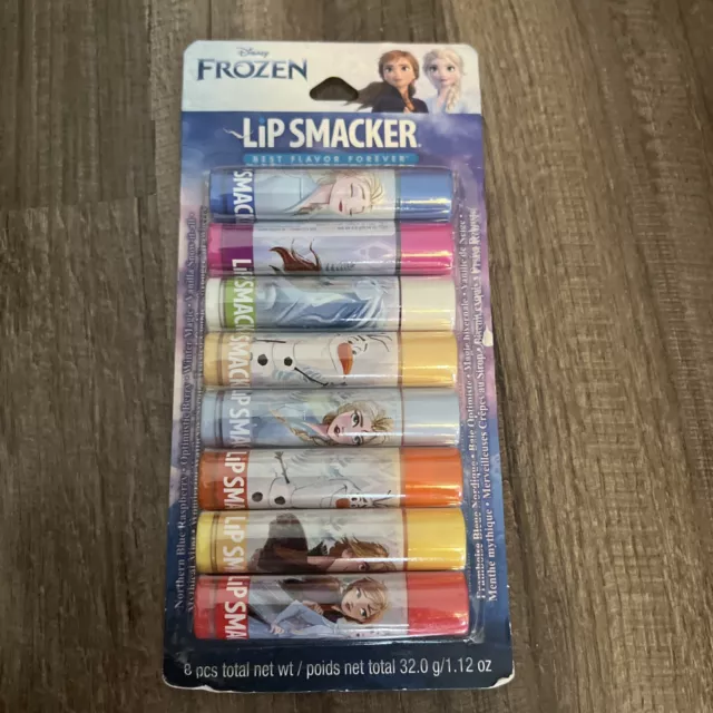 Disney Frozen II Lip Smacker Lip Balm Anna Elsa and Friends 8 Pack 8 Flavors