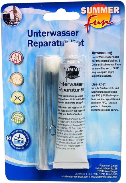 SUMMER FUN Unterwasser-Reparaturset, für PVC-Folien