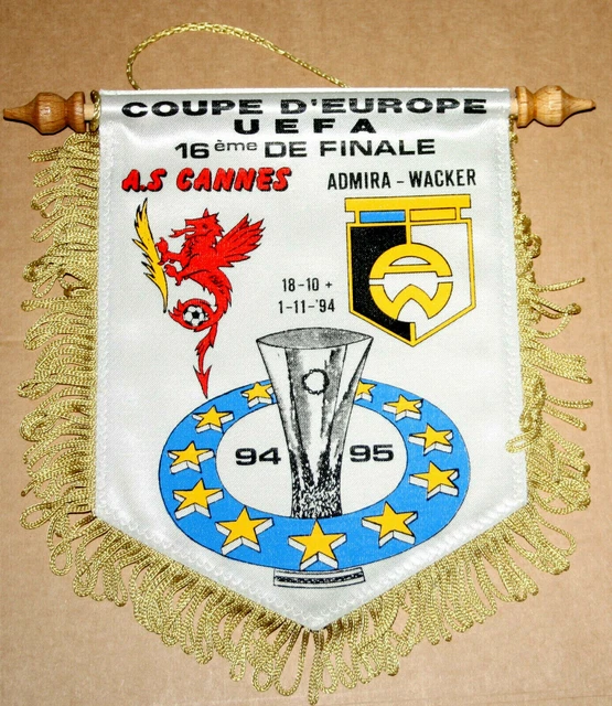 AS Cannes - FC Admira Wacker Mödling, 2:4, Europa League 1994/95 2nd round - DFB data center