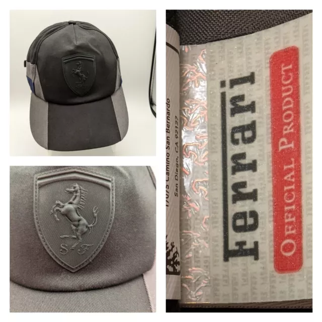 Cap Hat PUMA Scuderia Ferrari F1 Formula 1 Racing Official Product Black Grey