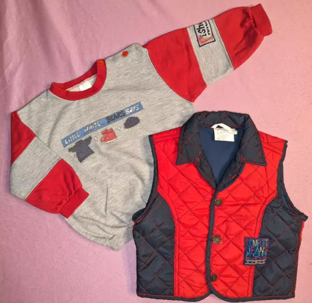 36-teiliges! Jungen Winterkleidung-Konvolut/Paket, Herbst/Frühling 80/86 (s. B.)