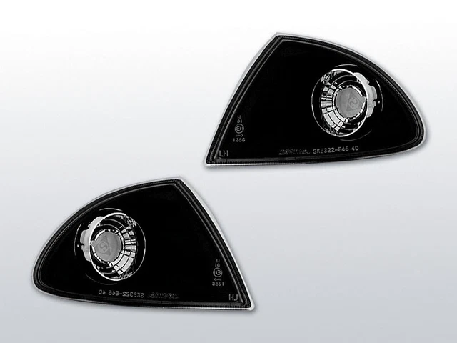 KPBM06 COPPIA FRECCE ANTERIORI BMW E46 BERLINA TOURING 1998-2001 NERO TuningShop