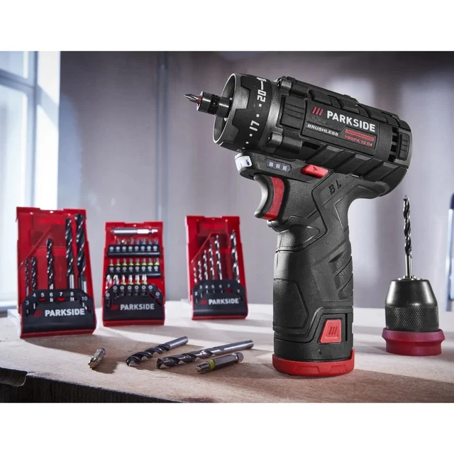 PARKSIDE PERFORMANCE SET Trapano Avvitatore ricaricabile 12V PBSPA 12