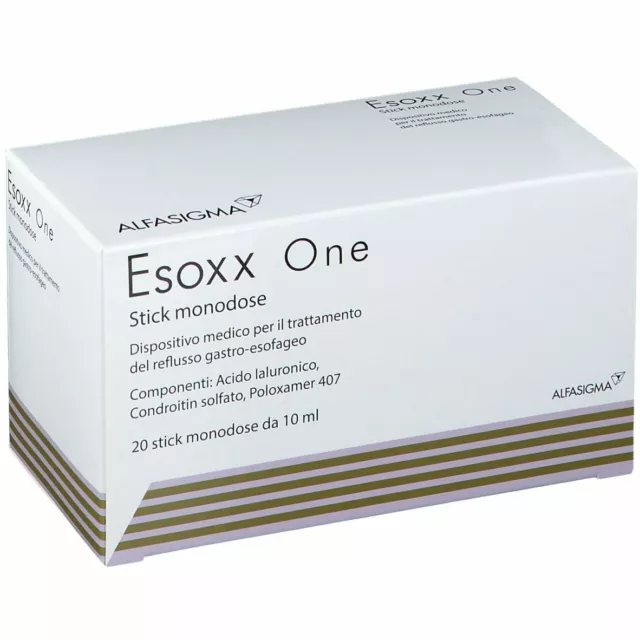 Esoxx One - 20 Bustine Monodose Per Reflusso - Alfasigma Originale - Farmacia