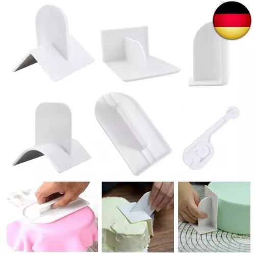 Glätter für Fondant Kuchen Glätten Werkzeug Cutter 6 Formstanzer, Sharp Ka