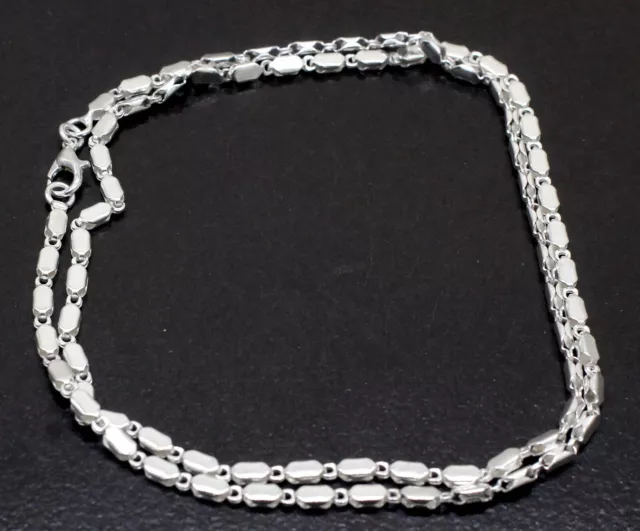 925 Sterling Silver Beautiful Chain Handamde Jewelry Chain Necklace Size-20-22"