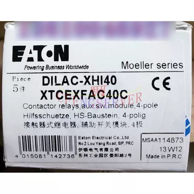 1PC New EATON MOELLER DILAC-XHI40 Auxiliary Contact