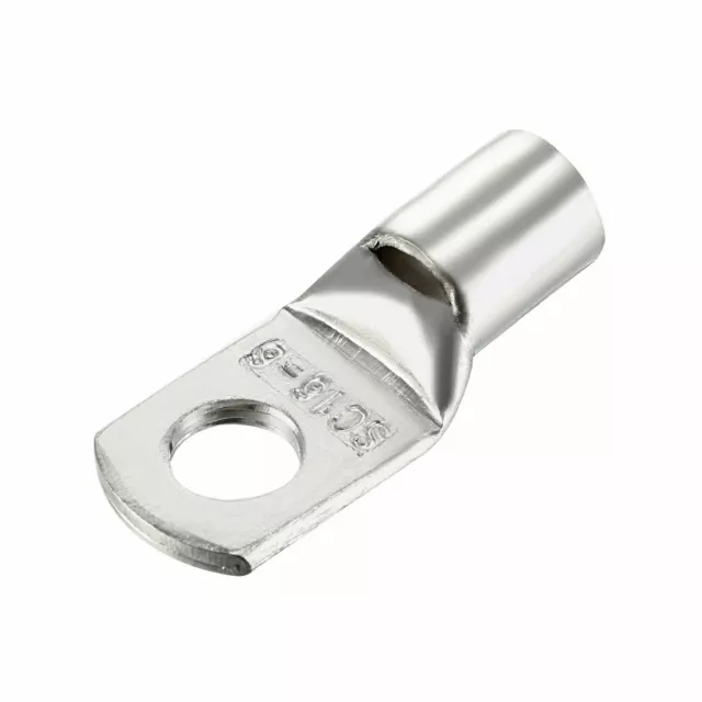 5pc SC16-6 Non Isolé U-Type sertir cuivre 6mm Argent Connecteur fil2
