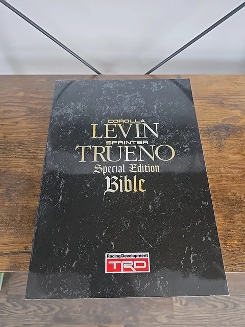 LEVIN TRUENO Special Edition Bible❗️ TRD Corolla Levin Sprinter Trueno Special edition Bible book