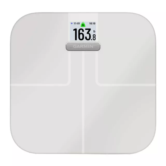 Original Garmin Index S2 Smart Scale/Waage mit WLAN für deine Gesundheitsanalyse