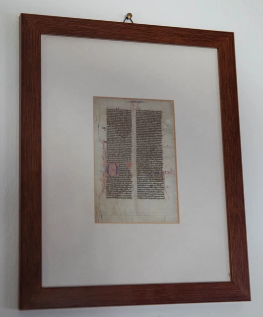 BELLISSIMO MANOSCRITTO MEDIEVALE miniato 1250 EUR 1.000,00 PicClick IT