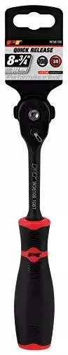 Performance Tool W38100 3/8" Drive Black Handle Ratchet - 108 Teeth Ratchet