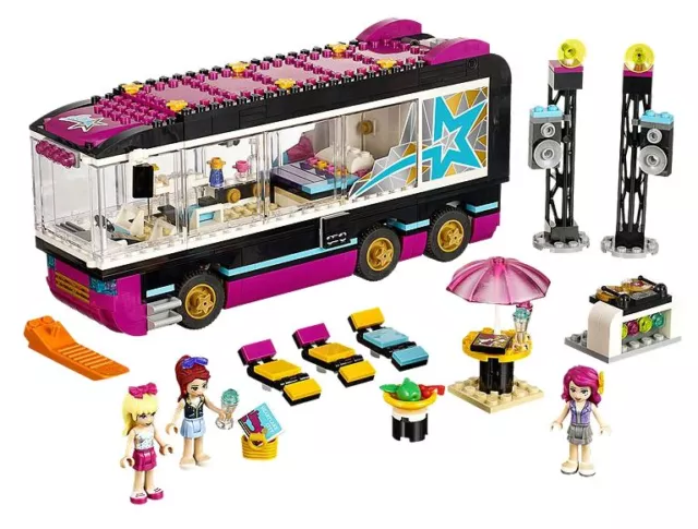 LEGO® Friends 41106 Pop Star Tour Bus NUEVO EMBALAJE ORIGINAL NUEVO SIN PRECIO EN CAJA 2