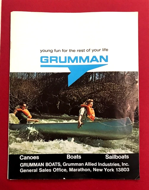 RARE GRUMMAN Aluminum Canoe Lateen Sail Rig Instructions, Price List